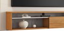Ver imagem 3 de Painel para TV NT 1100 Off White com Freijó - Notável