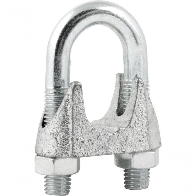 Clips Para Cabo De Aço 1''25,40 Mm Cartela Com 1 Peça Vonder