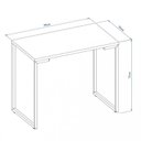 Ver imagem 4 de Conjunto Industrial 2 Peças Escrivaninha Porto 90cm com Gaveteiro Amadeirado