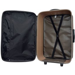 Mala Média 23kg Anac Rodinhas Resistente Village Viagem Rígida - Marrom - 3