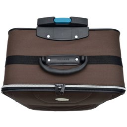 Mala Média 23kg Anac Rodinhas Resistente Village Viagem Rígida - Marrom - 4