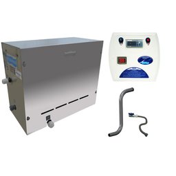 Sauna Steam Inox 12kw 220v Bif + Quadro e Kit Sodramar - 1