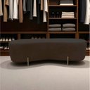 Ver imagem 7 de Puff Decorativo Alana Bouclé Marrom