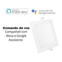 Ver imagem 3 de Painel Inteligente Led Smart  Wi-fi Quadrado Embutir 18w