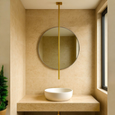 Ver imagem 1 de Torneira para Banheiro de Teto | Inox 100%| Dourado | 1,70m