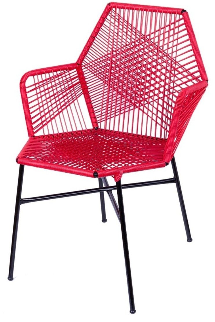 Cadeira Tropicalia Mexicana Vermelha