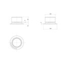 Ver imagem 2 de Acionamento Redondo para Monocomando Deca de Mesa Deca You Black Matte - 4990.bl104.mt