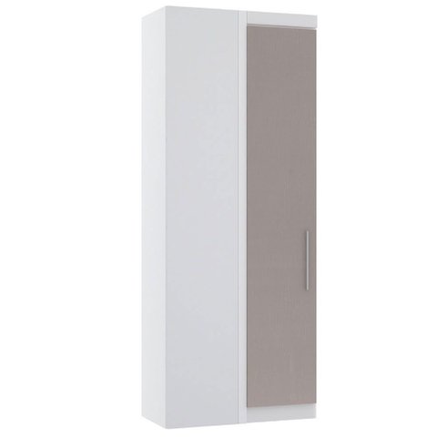 Guarda Roupa de Canto Reto Modulado 90cm 1 Porta Alpes Luciane Móveis