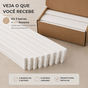 Ver imagem 5 de Kit 3 Barra Rodapé de Poliestireno 7cm Altura Barra 2m