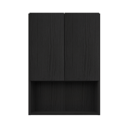 Armário Lavanderia com 2 Portas Ibiza Multimóveis Preto - 6