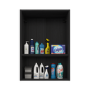 Ver imagem 5 de Armário Lavanderia com 2 Portas Ibiza Multimóveis Preto