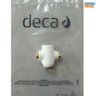 Desviador Para Duchas Manuais Deca Branco com Dourado - 4690036 - 1