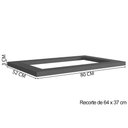 Ver imagem 2 de Tampo de Cozinha Modulado P/ Cooktop Édez Ph 3050 5 Bocas 80cm Grafito Chess - Herval