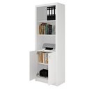Ver imagem 5 de Armário Estante Alto para Escritório Home Office ME4110 MDP Branco - Gran Belo