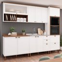 Ver imagem 1 de Armário de Cozinha Genialflex Iluminata Luna Branco Ébano