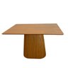 Mesa de Jantar Cone Retangular 120x80 cm Base Oval Freijó Tampo Freijó Freijó - 2