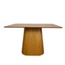 Mesa de Jantar Cone Retangular 120x80 cm Base Oval Freijó Tampo Freijó Freijó - 1