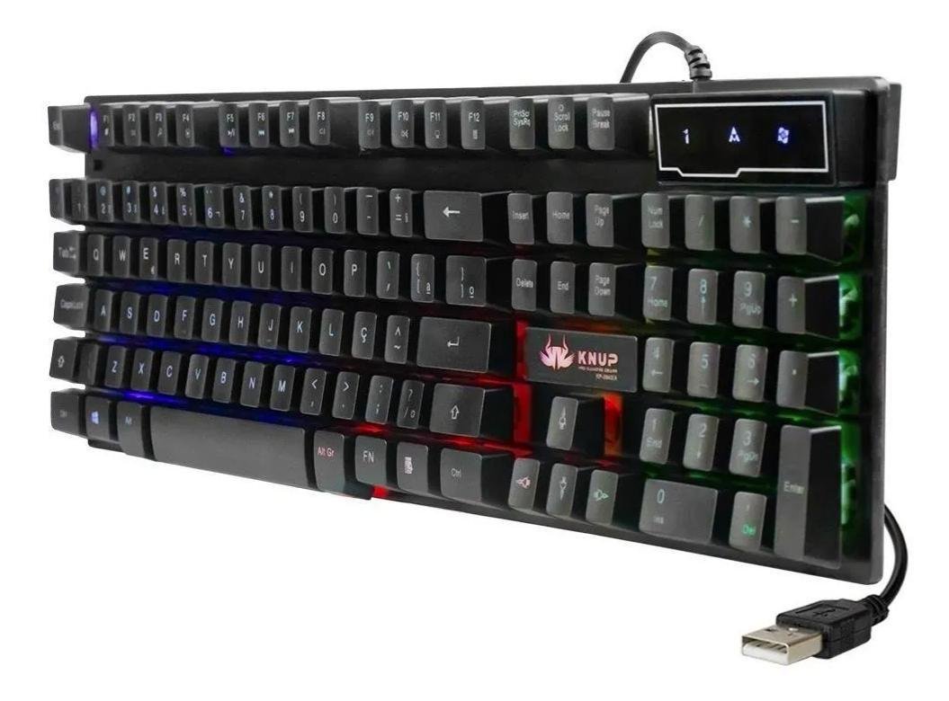 Teclado Gamer Usb Led Knup Kp 2043-a - 4