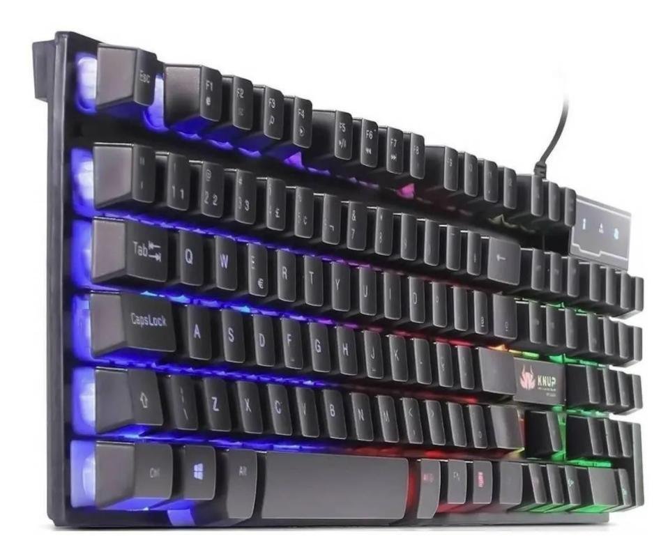 Teclado Gamer Usb Led Knup Kp 2043-a - 3