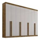 Ver imagem 1 de Guarda Roupa Casal 8 Pts Daymond Ypê Off White Ddoro