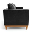 Ver imagem 4 de Sofá 03 Lugares Juliette Corano Base Madeira Castanho - D'Rossi