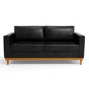 Ver imagem 3 de Sofá 03 Lugares Juliette Corano Base Madeira Castanho - D'Rossi