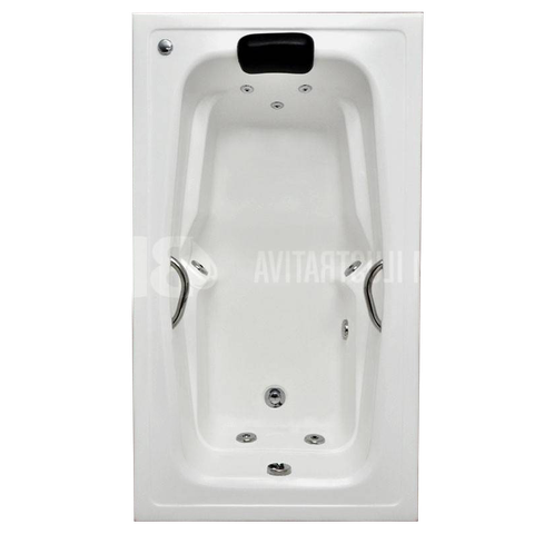 Banheira Retangular Barcelona COMPLETA com hidro em acrílico  220V