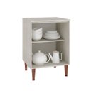 Ver imagem 2 de Balcão para Cozinha New 60 X 86 Cm 2 Portas Mdp Legno Nogueira - Clicklar