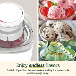 Cuisinart Máquina de Sorvete Compacta 1 Pint com Funil Integrado - 4