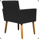 Ver imagem 4 de Poltrona Decorativa Para Recepção Manicure Sala De Espera Escritório Consultório Corino