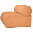 Ver mais imagens de Poltrona Orgânica Luxo Virginia Sala Recepção Tecido Boucle Cor Terracota