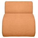 Ver imagem 6 de Poltrona Orgânica Luxo Virginia Sala Recepção Tecido Boucle Cor Terracota
