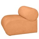 Ver imagem 5 de Poltrona Orgânica Luxo Virginia Sala Recepção Tecido Boucle Cor Terracota
