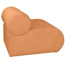 Ver imagem 7 de Poltrona Orgânica Luxo Virginia Sala Recepção Tecido Boucle Cor Terracota