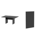 Ver imagem 2 de Kit com Mesa para Reunião 4 Lugares e Painel para TV até 32 Polegadas Preto