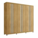 Ver imagem 2 de Guarda-Roupa 6 Portas 4 Gavetas Pervoi Bege/Ipê/Sabbia