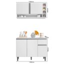 Ver imagem 4 de Balcão Gabinete de Cozinha e Armário Aéreo Vanessa Branco - Desk Design