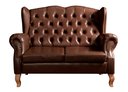 Ver imagem 1 de Namoradeira Chesterfield Imperador Sofá Vintage Capitonê - Couríssimo Café