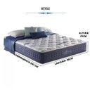 Ver imagem 3 de Colchão Anjos do Brasil Solteirão com Molas Ensacadas e Espuma Visco Gel Blue Sea 96x203x31