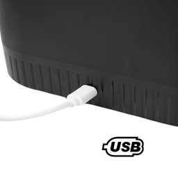 Umidificador Ar Luminária Fogueira Aromatizador:preto - 4