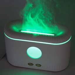 Umidificador Ar Luminária Fogueira Aromatizador:preto - 2