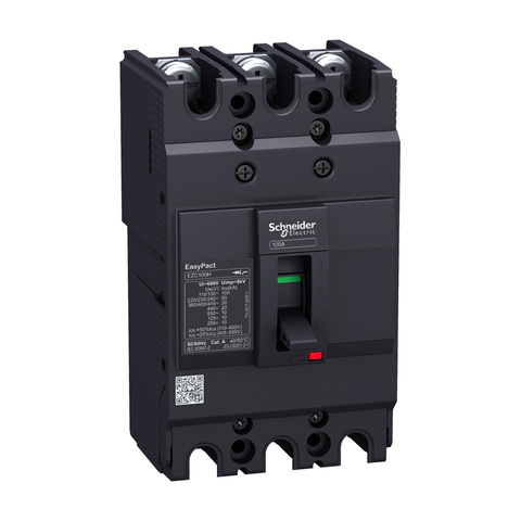 Disjuntor Caixa Moldada Tripolar 50A EasyPact - SCHNEIDER (EZC100N3050)