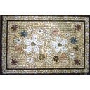 Ver imagem 1 de Mandala Mosaico Floral Festoni In Fiori Bianchi I 80x120cm