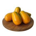 Ver imagem 3 de Conjunto 8 Frutas Artificiais Mamão Cenográfico Vitrine, Loja, Estúdio e Cenário Composição Visual