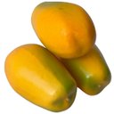 Ver imagem 2 de Conjunto 8 Frutas Artificiais Mamão Cenográfico Vitrine, Loja, Estúdio e Cenário Composição Visual