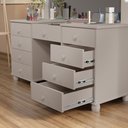 Ver imagem 5 de Penteadeira Camarim 9 Gavetas Classica Mila New C/led - Espelho - Gaveta Maquiagem:off