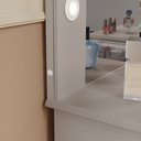 Ver imagem 4 de Penteadeira Camarim 9 Gavetas Classica Mila New C/led - Espelho - Gaveta Maquiagem:off