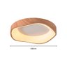 Plafon Skylight Edge 4041 Led Bivolt Madeira/branco - 3