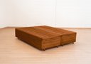 Ver imagem 3 de Cama Box Baú Rústica King Size Bipartida Serenelife - Imbuia