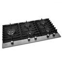 Ver imagem 1 de Cooktop 5 Bocas Platinium G Ii a Gás com Vidro Preto - Fischer